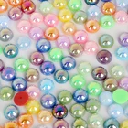 Different Bead Round Beads HYYX Handicraft Different Sizes Round Half Loose Bead