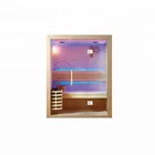 Portable Sauna Dry Sauna Room SM81411 Stone Background White Poplar Portable Wood Hot Sauna Steam Dry Room