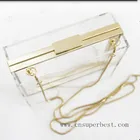 Acrylic Box Purse Acrylic Customized Compartment Shenzhen Supplier Superbest Acrylic Latest Box Clutch Ladies Box Purse