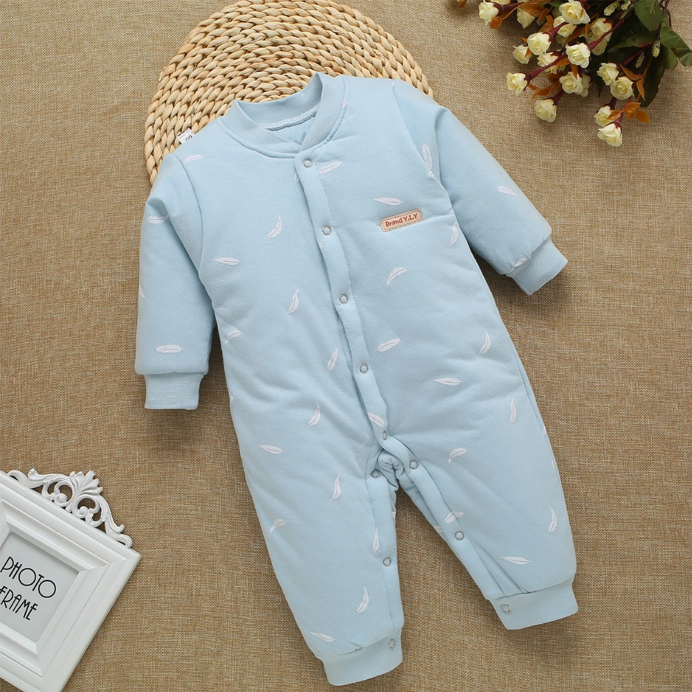 manufacturer cotton baby clothing  Sleepsuit organic cotton baby winter rompers