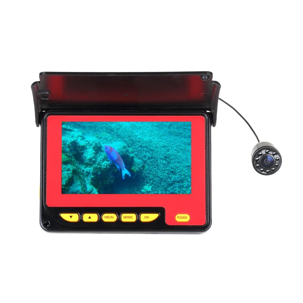 Underwater Caméra de surveillance Fish Finder Portée 0.6-30M 360 ° Rotation Contrôle à distance 