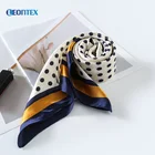 Summer Scarf Polyest Satin Scarf Summer Classic Polyester Silk Satin Square Scarf Spotty