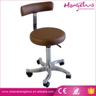 Parlor Hot Sale Styling White Leather Hydraulic Salon Stool Chair For Beauty Parlor