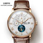 LOBINNI 11023 Luxury Mechanical Watches Branded High Quality Seagull Movement Automatic Watch For Men