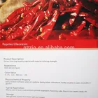 Paprika Capsicum Natural Extract Linquid Paprika Oleoresin Price Capsicum Red/ Paprika Red