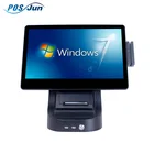 Cashier Machine OEM Desktop Electronic Cashier Register Machine Cheap 15.6 Inch All In 1 Pc Tv Barebone Computer