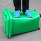 Plastic Plastic Outdoor Dustbin 50 Liters Eco-Friendly Feature And Outdoor Usage Plastic Dustbin