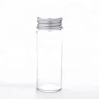 40ml Candy Pill Vitamin Tablet Glass Tube Bottle Screw Thread Vials