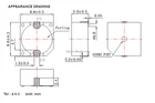 9.6*9.6*5MM SPL 85dB Stable Sound SMT Type Electo-magnetic Buzzer 12V DC Rated Voltage Buzzer FUET-9650B