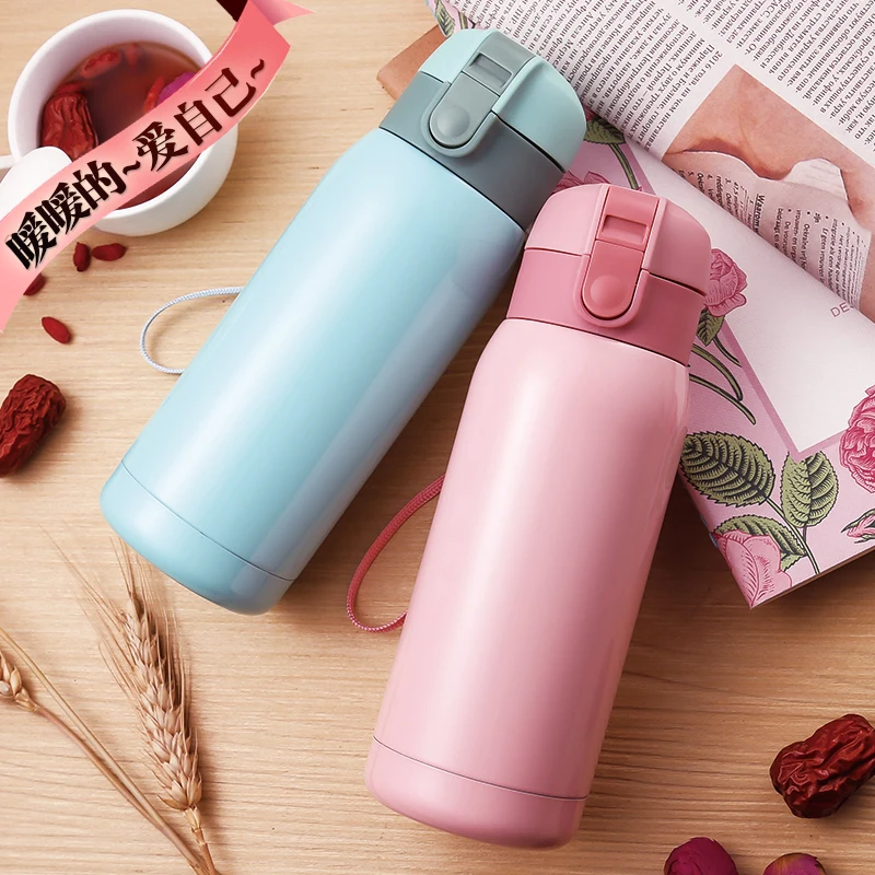 180ml New Style Colors Kids Stainless Steel Kids Water Bottle Outdoor Portable Thermos Double Wall Insulated Vacuum Flask