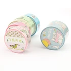 Tape Vograce Cheap Wholesale High Quality Custom Printing Multipurpose Colorful Frog Logo Washi Tape