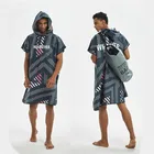 Beach Towel Hooded Beach Hooded Adult Poncho Towels Wholesale Custom Logo Embroidery Beach Poncho Towel Microfiber Hooded Beach Towel Surf Poncho For Adults