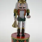 Funny Christmas Nutcracker With Black High Hat Christmas Music Box
