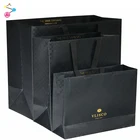 China Packaging Paper Paper China Jewelry Packaging Shopping Thick Grocery High Quality Luxury Large Matte Clothing Custom Printing Black Paper Bag Supplier