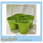 4 Pot Set Of 4 Garden Centr Planter Pot Wholesal In Green
