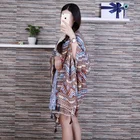 Pattern Fashion Scarf Classic Design Zig Zag Pattern Printed Fashion Aztecs Scarf