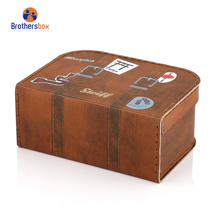 handmade paper gift box large cardboard suitcase