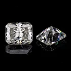 Created Diamond Factory Created Top Clarity White Radiant Cut Moissanite Loose Diamond For Making Rings