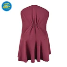 Wine Red Spandex Wedding Dinning Chair Cover