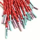 Strings Hoodie Metal Aglet Fashion Printed Logo Metal Tips Custom Silks Screen Aglet For Hoodie Strings