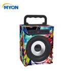 Mp3 Box Speakers New MP3 Music Box Fashion Popular Portable Wooden Active Speaker With FM Radio Function