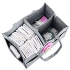Diaper Bag Wholesale Nursery Felt Organizer Diaper Caddy Storage Bag