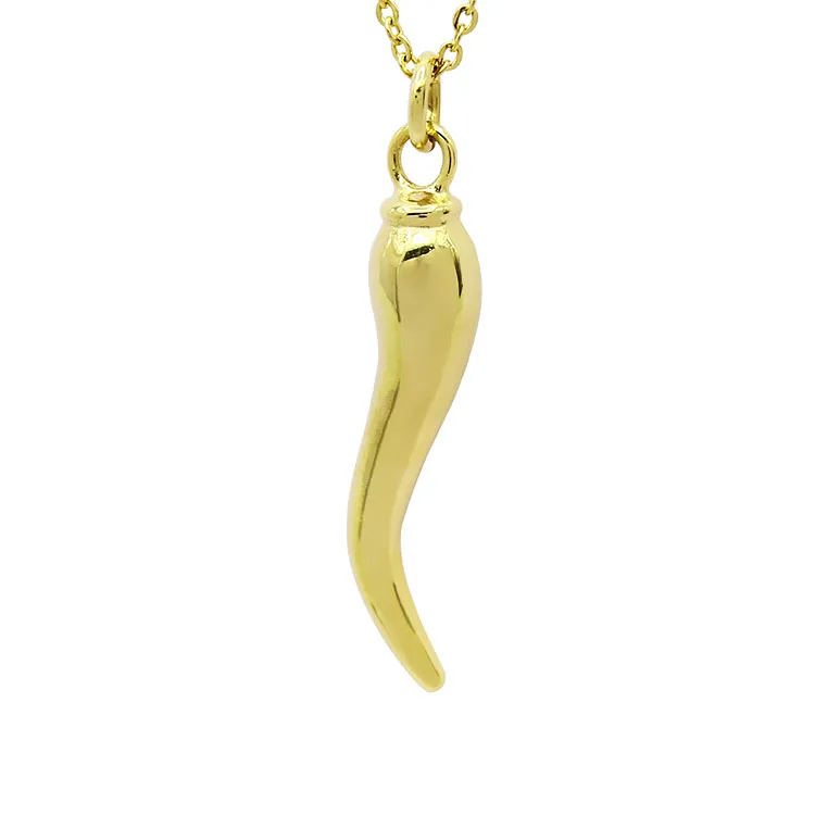 gold pepper pendant