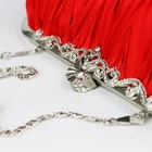 Clutch Evening Luxury Pleated Satin Women Clutch Bag Evening Party With Metal Frame