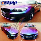 High Quality 1.52x30m PVC Decorative Film Carbon Fiber Chameleon Vinyl Wrap