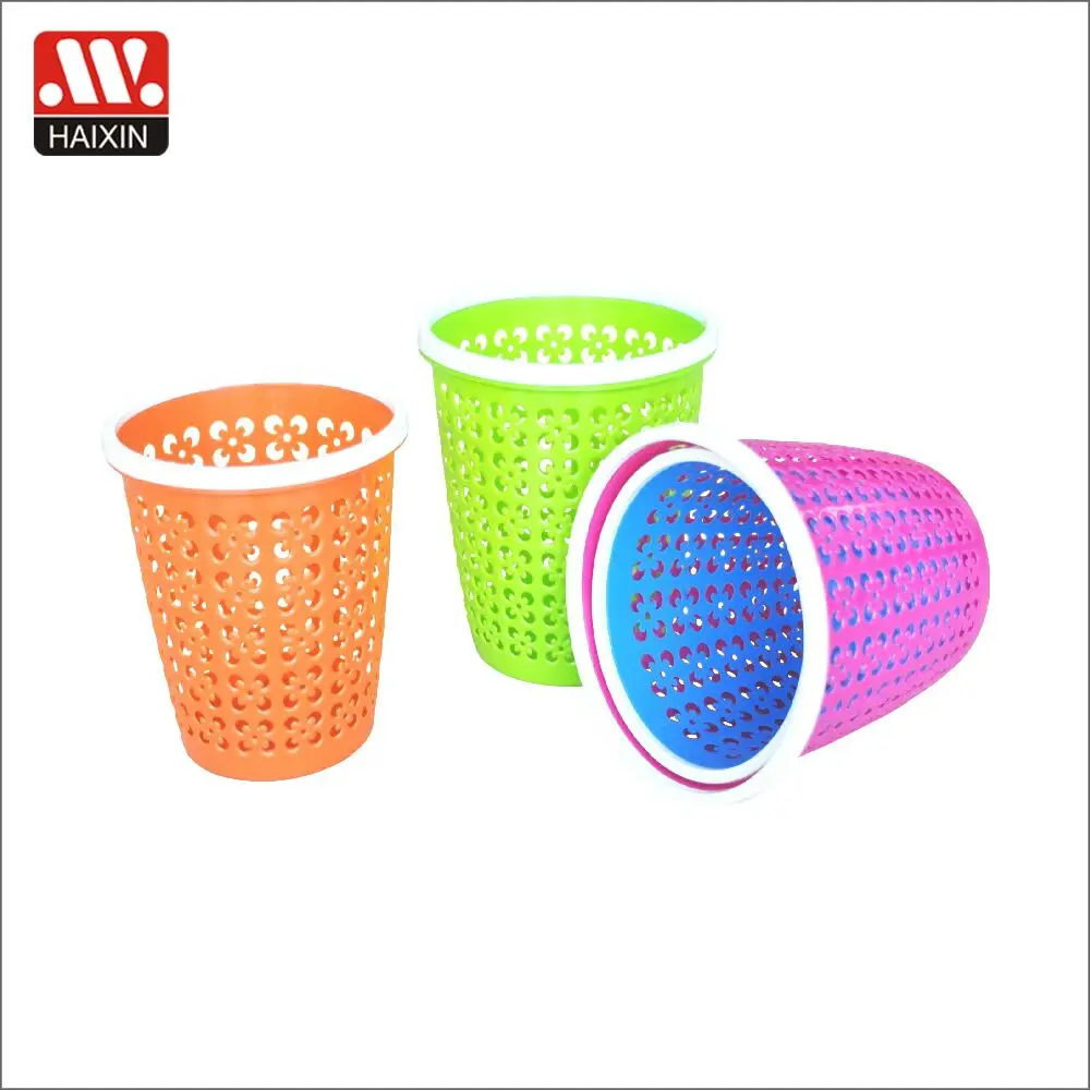 HaiXing Household plastic garbage bin waste basket paper basket 11L