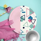 Products Wedding 2021 Custom Design Round Paper Plates New Products Paper Plate For Wedding Decoration