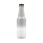 Bottle With Plastic Bottle Empty Plastic Long Neck 330ml PET Beer Bottle With Metal Cap