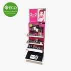 Mac Cardboard Display Cosmetic Stand Cardboard Floor Makeup Cosmetic Display Stand For Mac