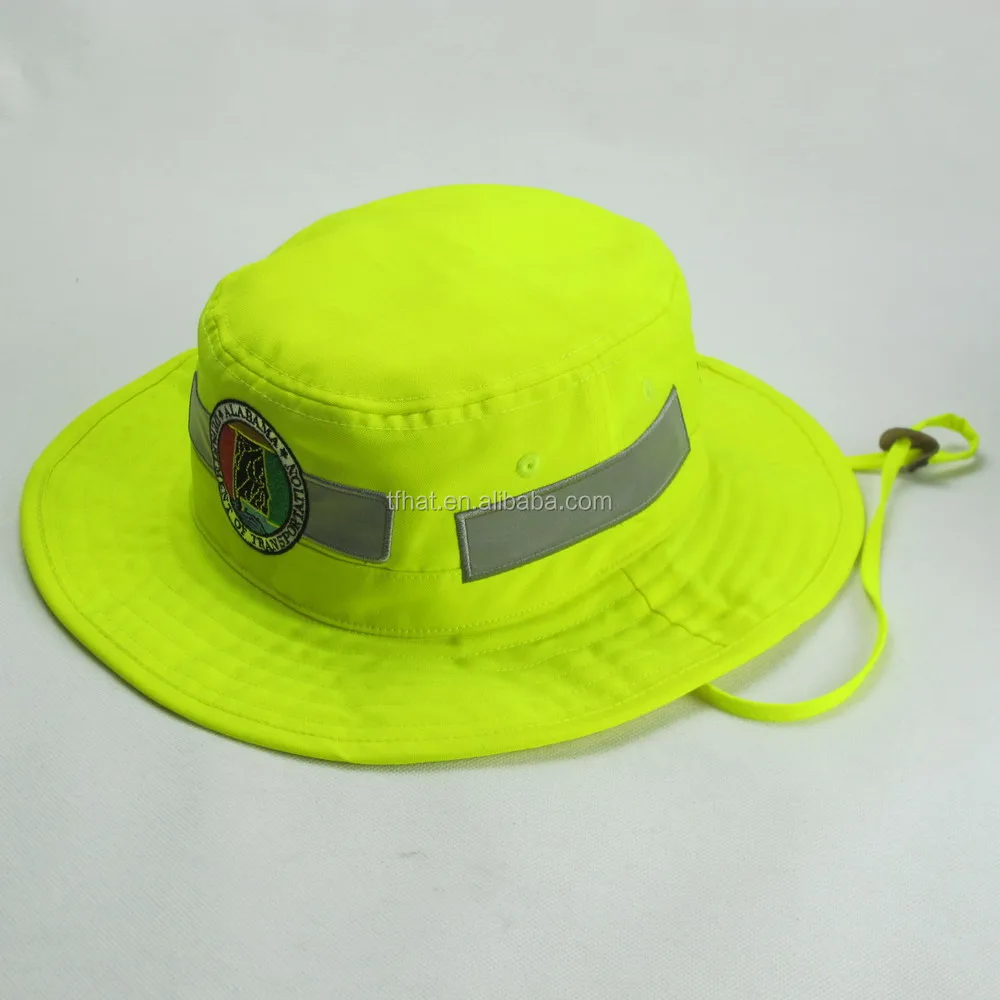 safety green boonie hat