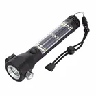 Flashlight Led Flashlight Multi-functional Solar Rechargeable Flashlight Magnetic Led Light Car Work Light USB Rechargeable Flashlight