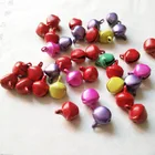 Dia. 8 Mm Colorful Painted Small Christmas Bead Jingle Bells