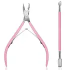 Cuticle Nipper Pink Cuticle Remover Nipper Set