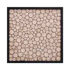 Block 3d Art 3D Natural Wood Block Shadow Box Modern Frame Art For Home Decoration