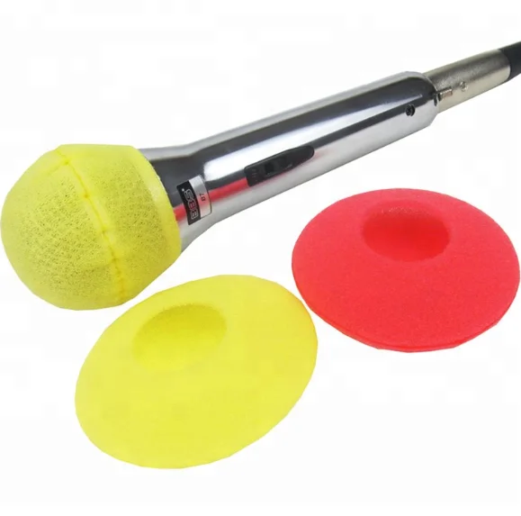 Disposable Non Woven Fabric Handheld Microphone Sanitary Windscreen Protective Cap Cover for Recording Room,KTV Stage Performance Black+Red+Yellow EBaokuup 240Pcs Disposable Microphone Cover 