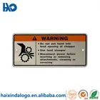 Label Custom Electronic Stainless Steel Etched Logo Label With Self-adhesive