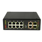 8-port Switch 2-port 8-Port 10/100 Hardened Industrial PoE DIN-Rail Switch 2-Port Gigabit ONV Security System