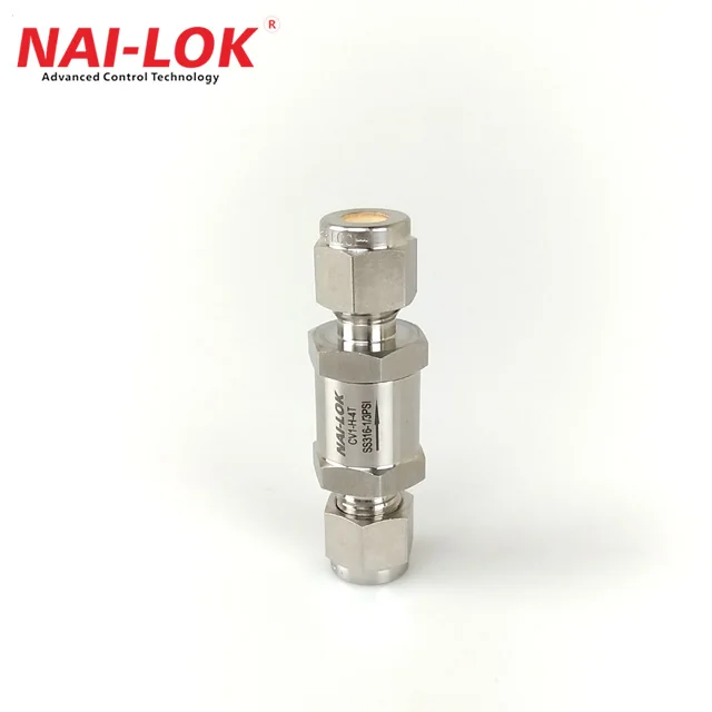 Nai Lok Instrumentation High Pressure Psi Male Npt Check