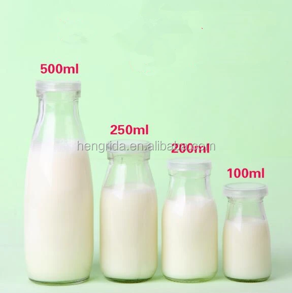 100ml 0ml 250ml 500ml Clear Glass Milk Bottle With Cap For Beverage And Juice Buy Glass Milk Bottle With Cap Glass Milk Bottle With Lid Empty Glass Milk Bottles Product On Alibaba Com