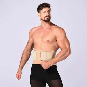 Latest hot selling best price black nylon elasticity sport lumbar waist support belt