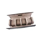 Watch Roll Genuine Leather 4 Slot Portable Travel Watch Box Roll