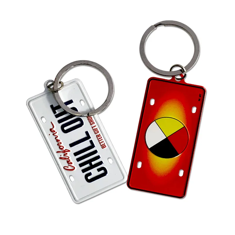 South American Flags *Great Gift* Personalised Registration Plate Style Keyring