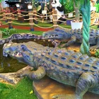 High Quality Life Size Animatronic Crocodile Model For Outdoor Park
