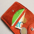 Wallet Small Recycled Genuine Leather/PU Wallet Card Holder
