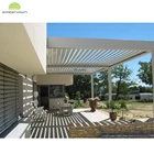 Modern Design Aluminum Awning And Louver Roof Pergola
