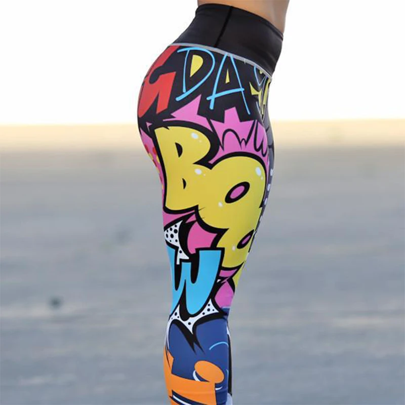 Comic Workout Leggings